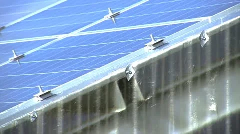 Photovoltaic Solar Panel Video stock 12018855
