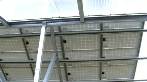 Photovoltaic Solar Panel Video stock 12018878