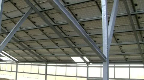 Photovoltaic Solar Panel Video stock 12018922