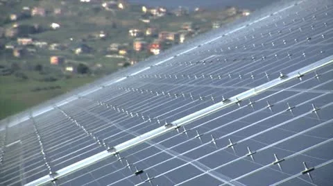 Photovoltaic Solar Panel Video stock 12018944