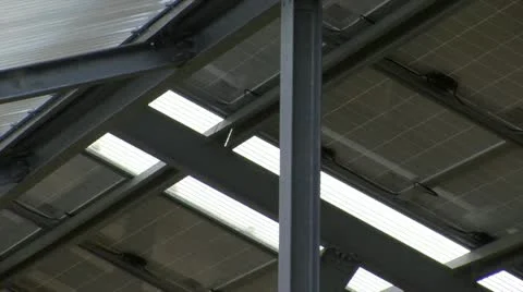 Photovoltaic Solar Panel Video stock 12018994