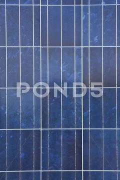 Photovoltaic System, Solar Cells, Detail Texture