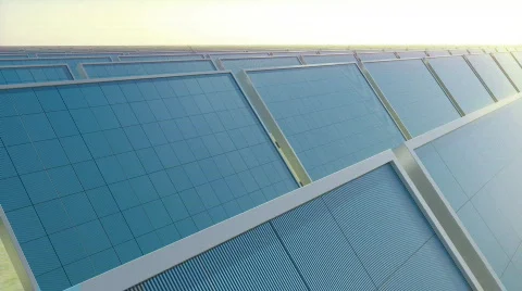 Photovoltaics power generation Stock Footage