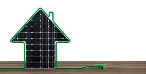 Photovoltaics Power Plug Stock Illustration