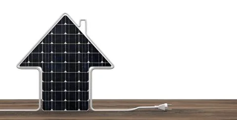 Photovoltaics Power Plug Stock Illustration