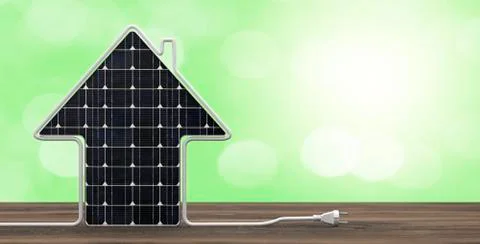 Photovoltaics Power Plug Stock Illustration