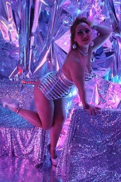 Phottoshoot of a dancer Foto stock