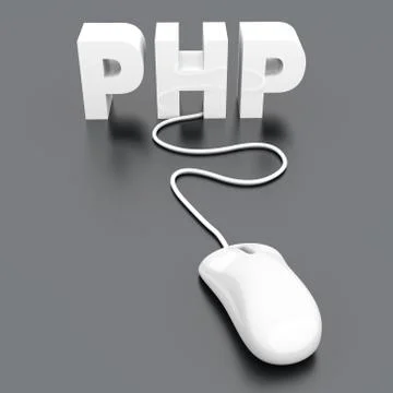 Php click.. Stock Illustration