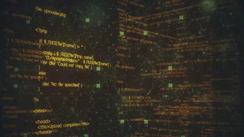Php Code 4k Stock Footage 145535698