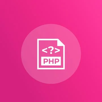PHP code icon Stockillustratie