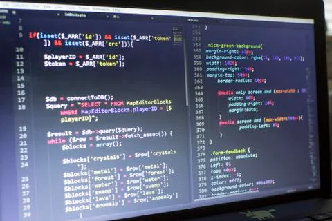 PHP code Stock Photos