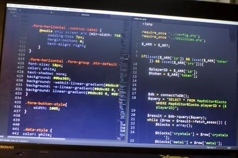 PHP code Stock Photos