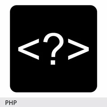 Php code symbol Stock Illustration