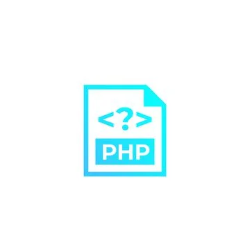 PHP code vector icon Stock Illustration