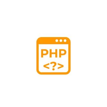 PHP coding vector icon Stock-Illustration