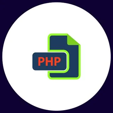 PHP computer symbol Stock Illustration