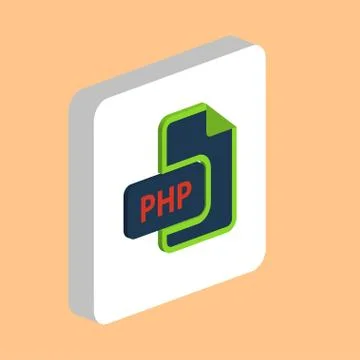 PHP computer symbol Illustrazione stock