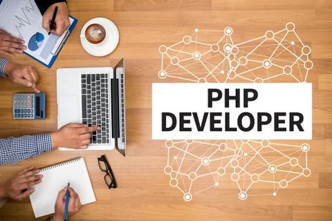 PHP DEVELOPER Stock Photos