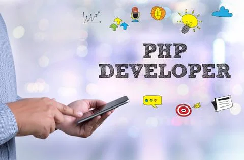 PHP DEVELOPER Stock Photos