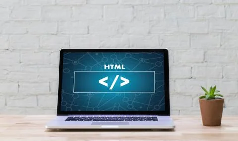 PHP HTML DEVELOPER Web Code design  Programmer working in a software in Devel 스톡 사진