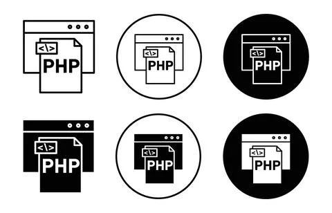 Php icon イラスト素材