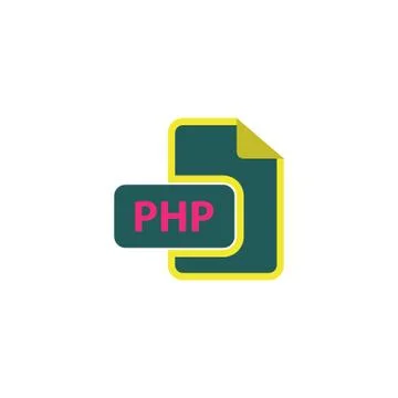 PHP Icon Vector Stock Illustration