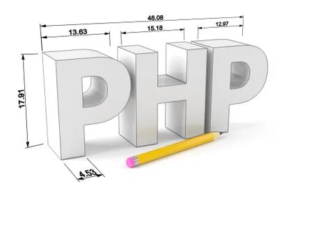 PHP plan Illustrazione stock