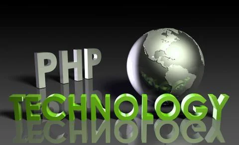 Php technology 库存插图