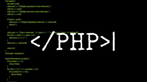 Php text and code running down a computer screen terminal. Stock Footage 252898480