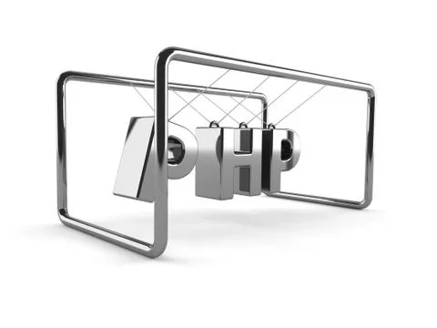 PHP text Stock Illustration