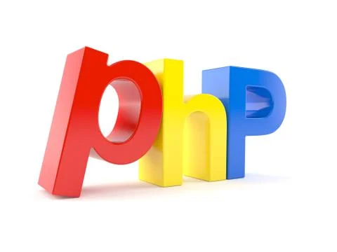 PHP text Stock-Illustration