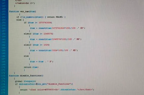 Php web programming Stock-Fotos