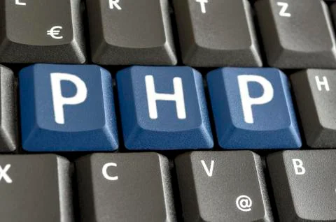 PHP written on computer keyboard Photos