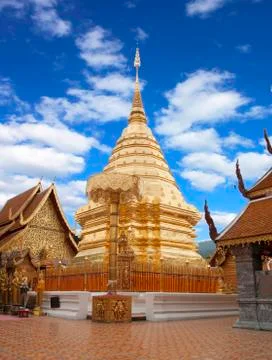 Phra that doi suthep Foto stock