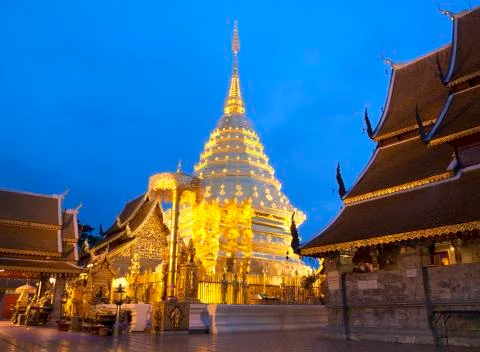Phra that doi suthep Stock Photos