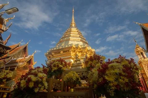 Phra That Doi Suthep Temple . Stock Photos