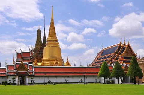 Phra kaew temple Stock Photos