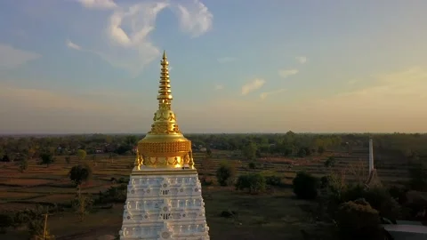 Phra That Khum Ngoen Stock Footage 153671035