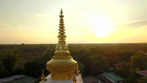 Phra That Khum Ngoen Stock Footage 153671049