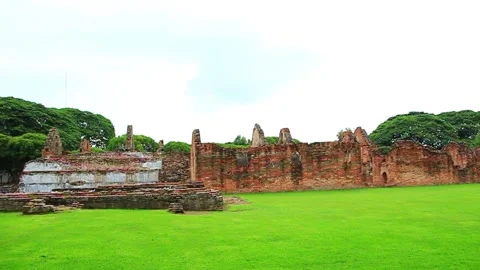 Phra Narai Ratchanivet King Narai Palace in Lopburi Thailand Stock Footage 131071208