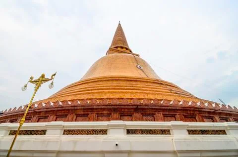 Phra Pathommachedi Stock Photos