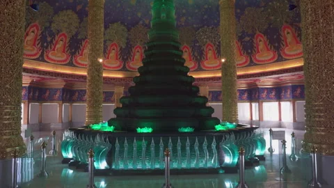 Phra Ratcha Mongkhon Stupa at Wat Paknam Phasi Charoen Temple Видео 335139997