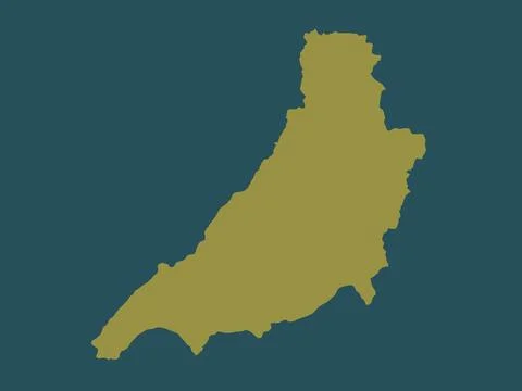 Phrae, Thailand. Solid color shape 스톡 일러스트