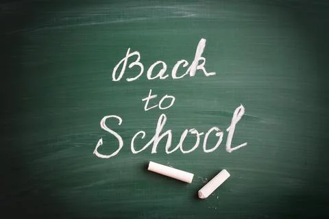Phrase Back To School Stock Photos