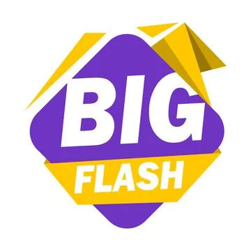 Phrase BIG FLASH, vector illustration Stock Illustration