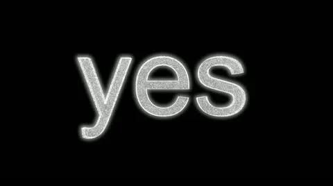 The phrase 'yes we can' made from exploding sparks. Stock Footage 12036096