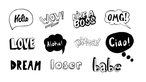 Phrases 4K Stock Footage 162337717