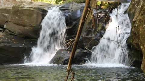 Phu Soi Dao waterfall Stock Footage 25928139