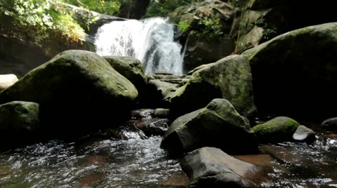 Phu Soi Dao waterfall Stock Footage 46238492
