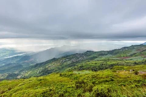 Phu Thap Berk when it rains Stock Photos